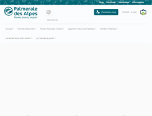 Tablet Screenshot of palmeraiedesalpes.com